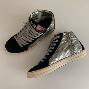 P448 high top shoes in good condition.
